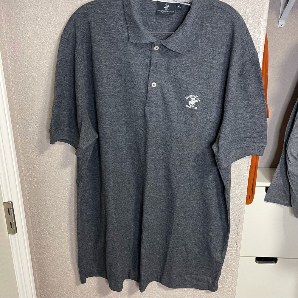 Men’s Beverly Hills Polo Club Grey Shirt XL